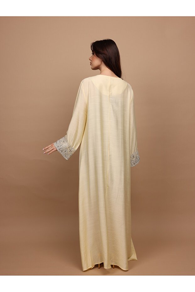 جلابيات فضية فاخرة بخيوط فضية - 5