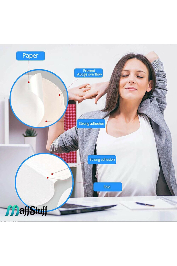 Self-adhesive armpit sweat absorbent set, 60 pcs, MaffStuff® - 3