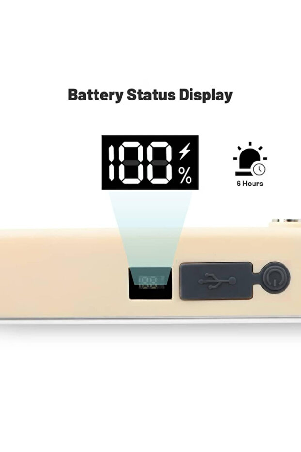 فانوس طوارئ LED قابل لإعادة الشحن - 7