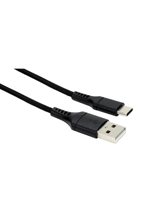 USB-A to USB-C Cable Set Black - 2