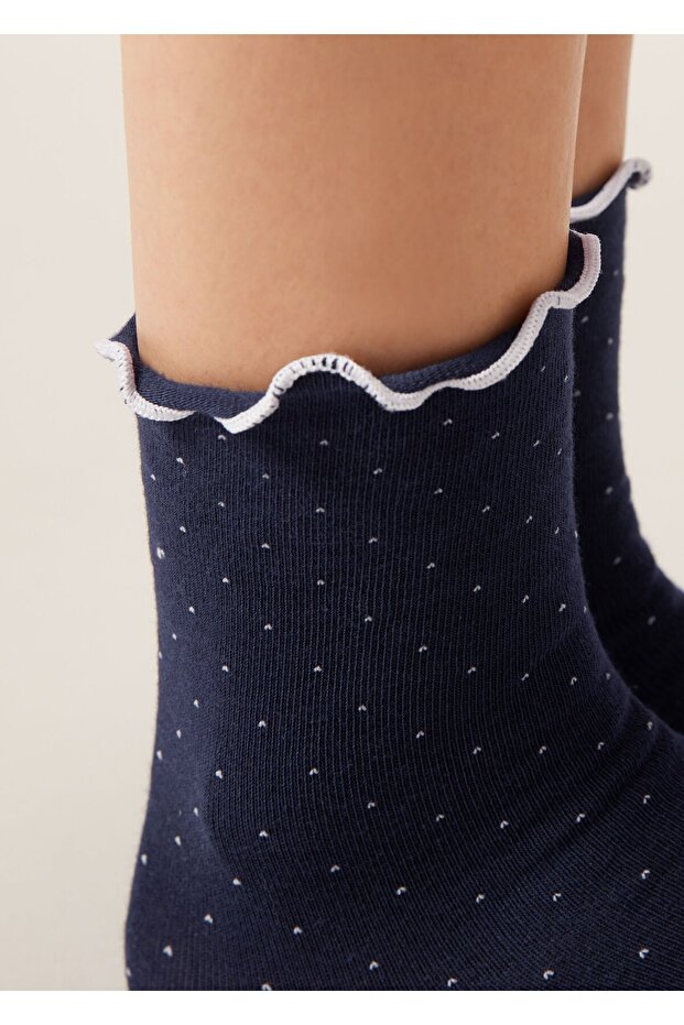 Micro Polka Dot Socks - 2