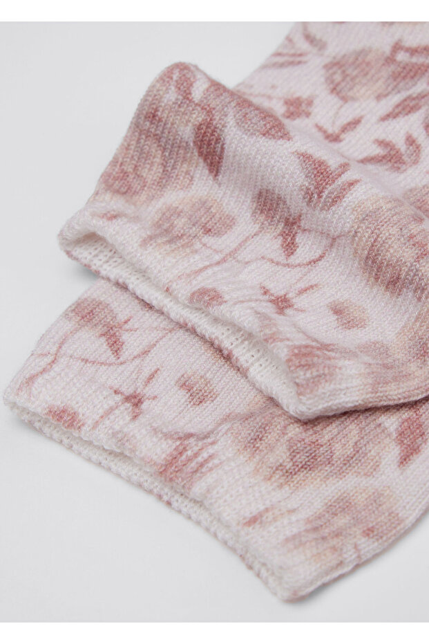 Floral Patterned Socks - 2