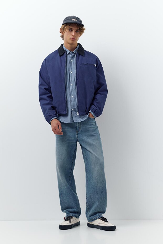 Kontrast yakalı ceket - 2