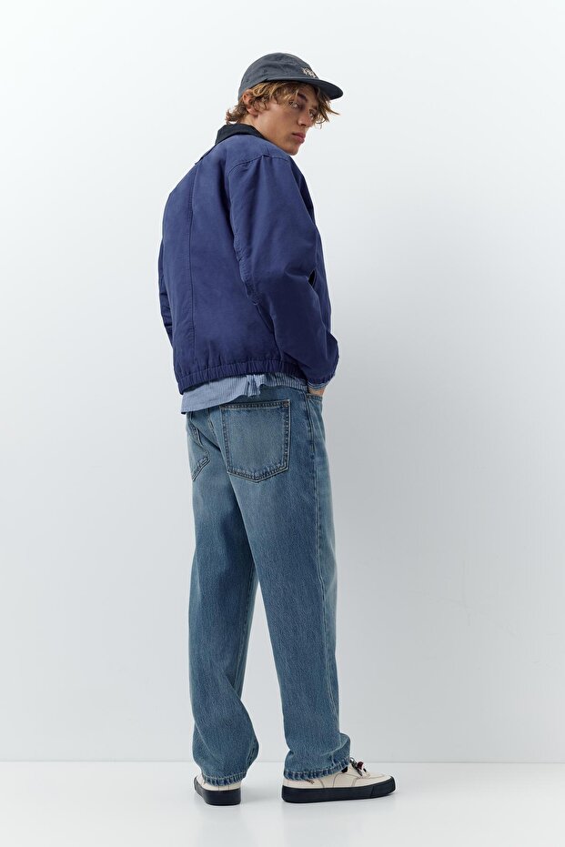 Kontrast yakalı ceket - 5