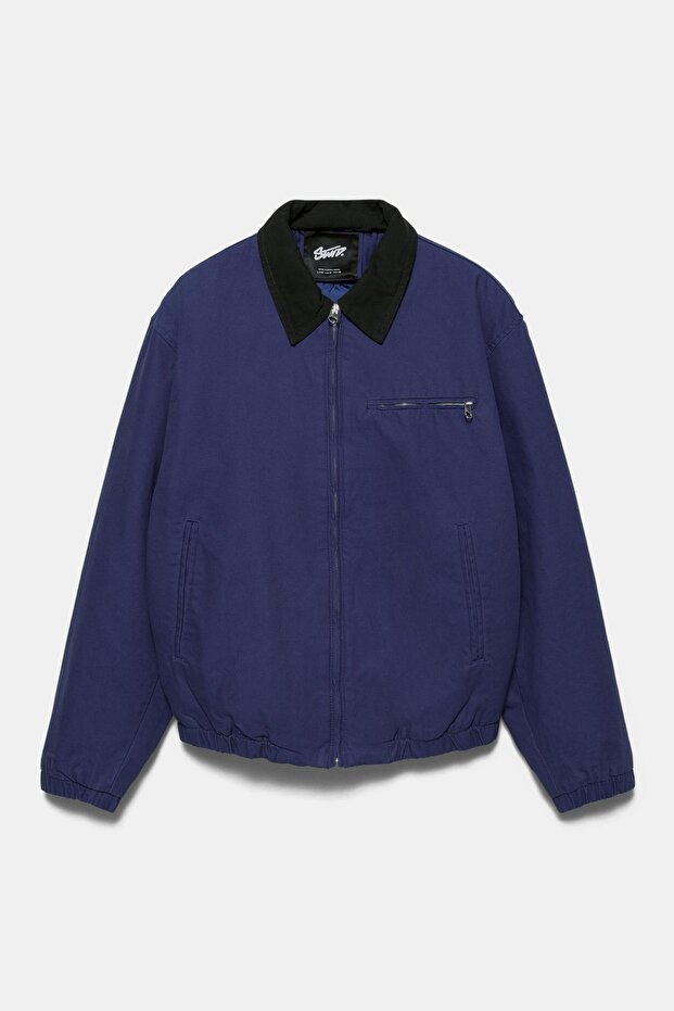 Kontrast yakalı ceket - 7