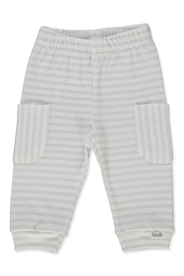 Ri̇bana Pants Without Paddles (Happy Animal) Gray Melange