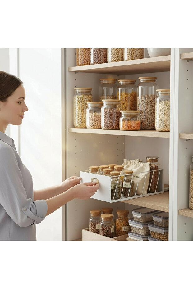 25' Šafta za ormarić sa šinom, bela - 2