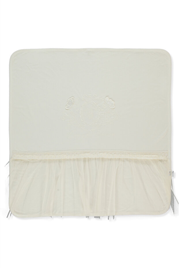 Interlock Blanket (Ceremony) Dark Ecru
