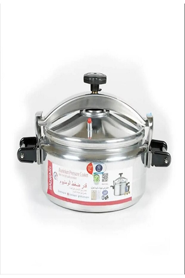 Wide aluminum pressure cooker, 36 liters