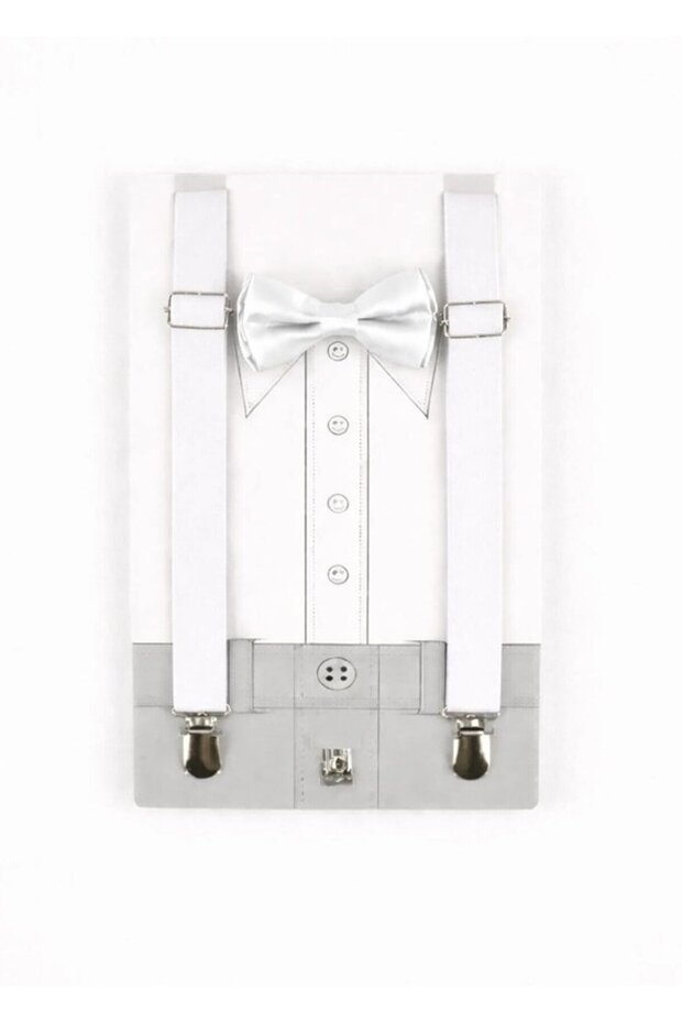 23 April 29 October Show Outfit Boys' Suspenders & Bow Tie Set