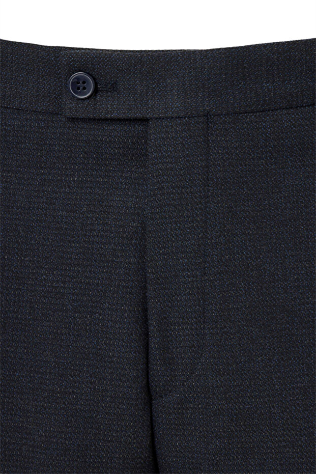 Lacivert Regular Klasik Pantolon - 2