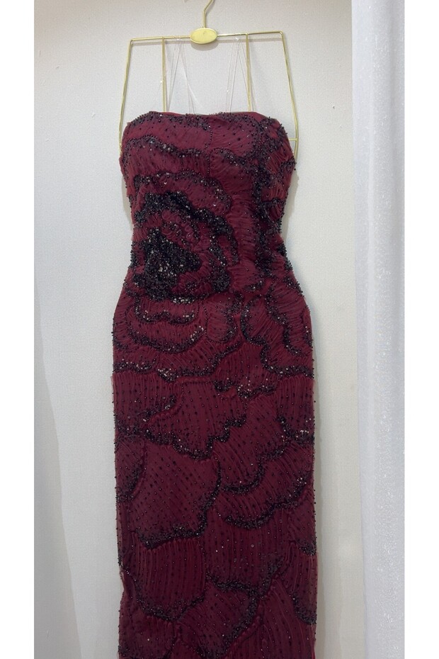 فستان سهر شغل خرزز - 3