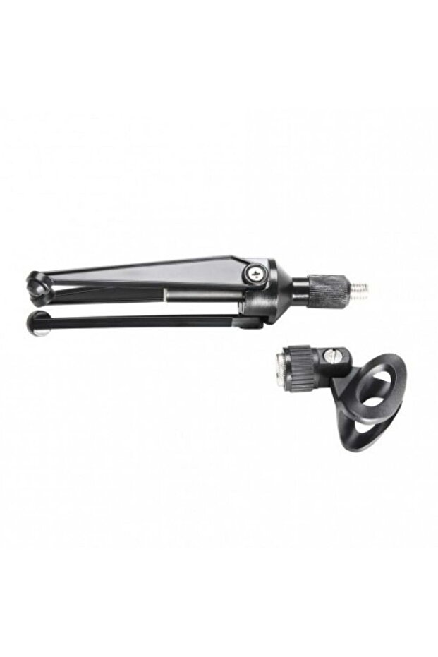 Foldable Microphone Stand Black - 2