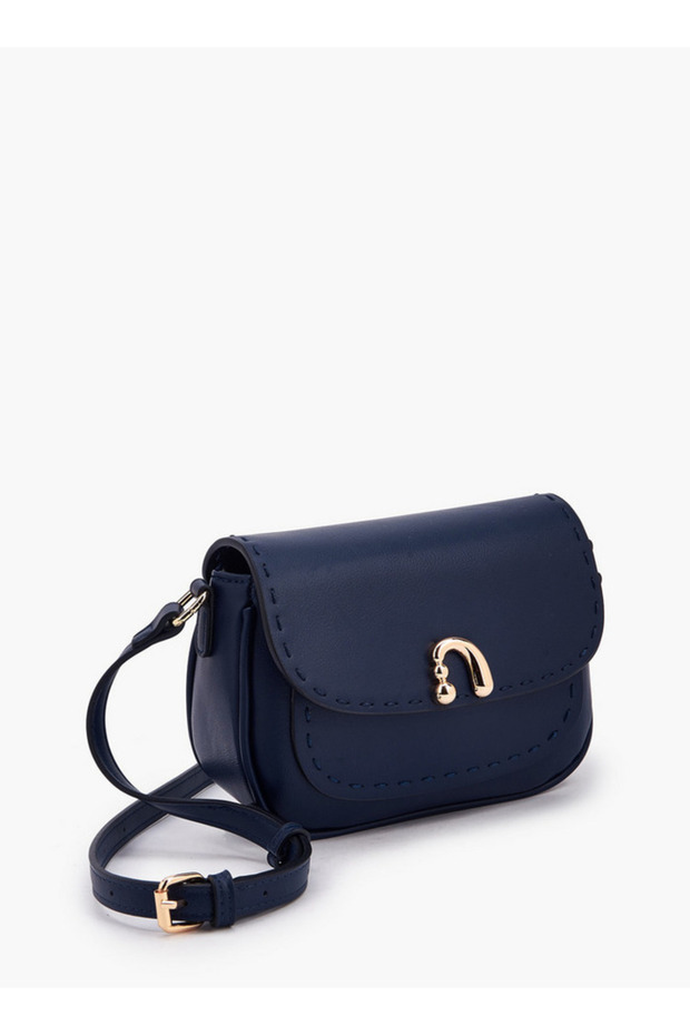 حقيبة كروس صلبة مع حزام قابل للتعديل - 5