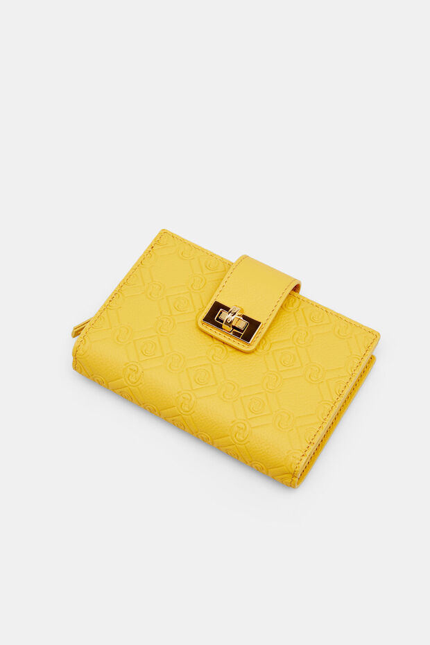 SARI MONOGRAM DERİ CÜZDAN - 4