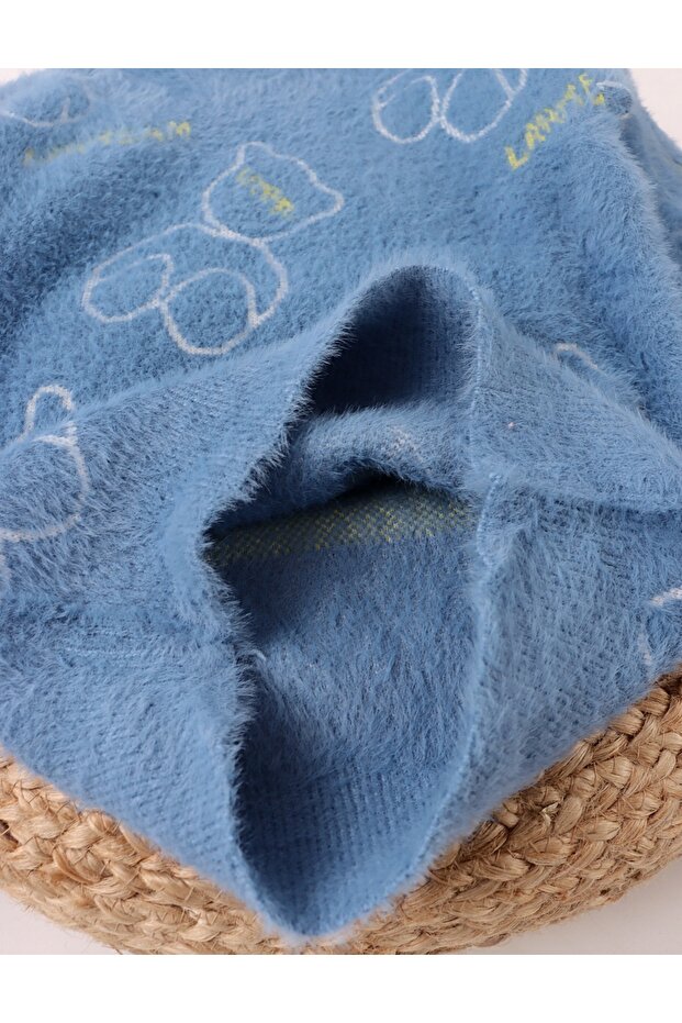 Мохеров пуловер, Keep & Moovin, син - 4