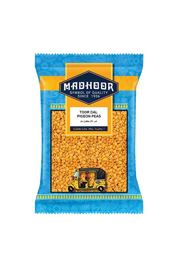 Toor Dal Premium Split Yellow Pigeon Peas Arhar Grains (500g)