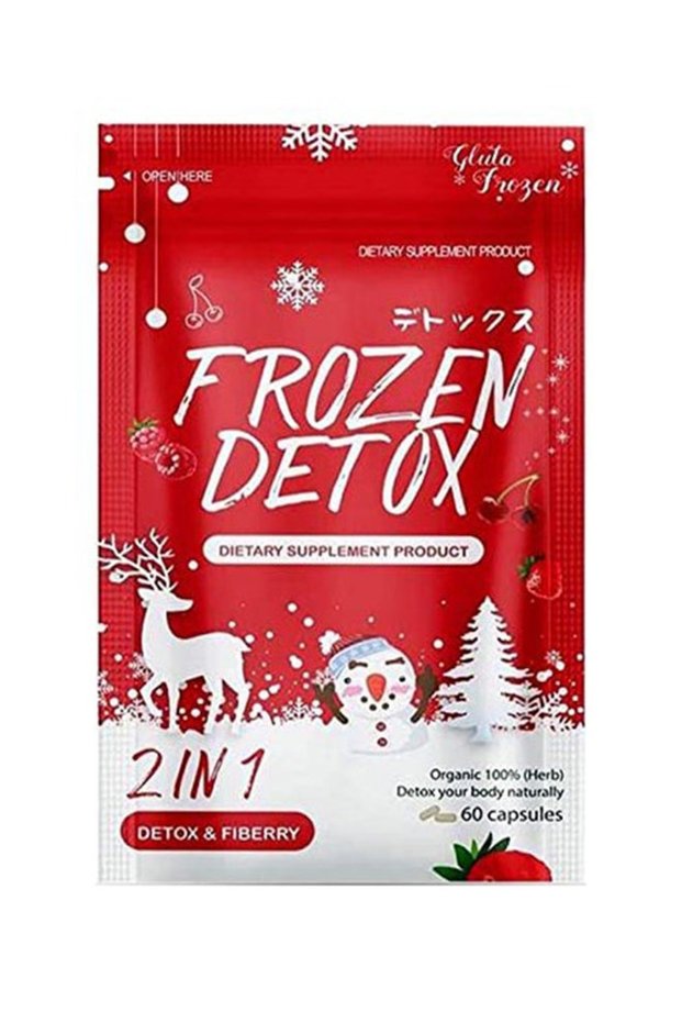 Detox and Fiberry Capsules 2 In 1, 60 Capsules