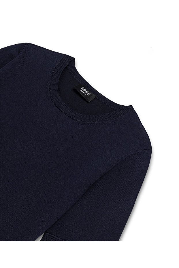 Bisiklet yaka basic triko - 4