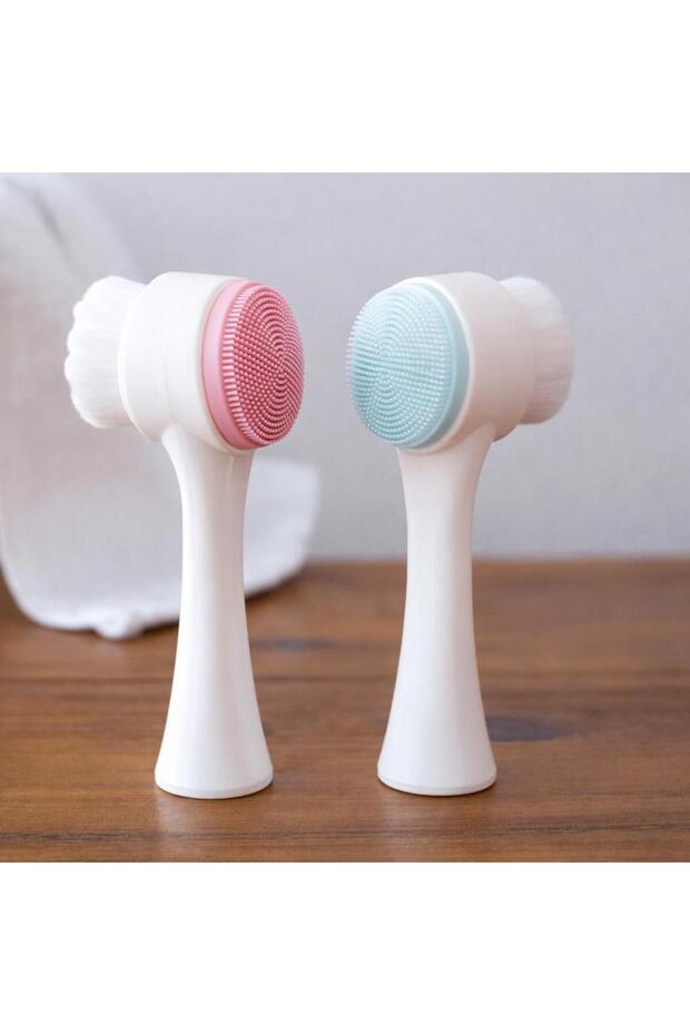 Double-Sided Silicone Facial Cleansing Brush – Deep Cleansing, Gentle Massage