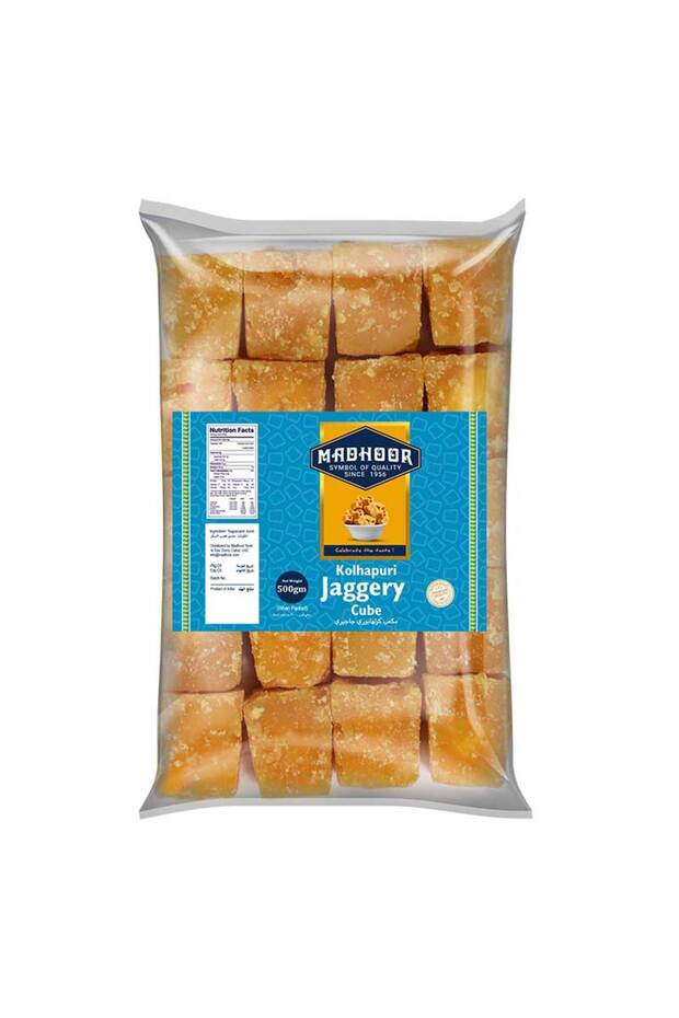 Pure Jaggery Kolhapuri Hard Sugarcane Cube Blocks (500g)