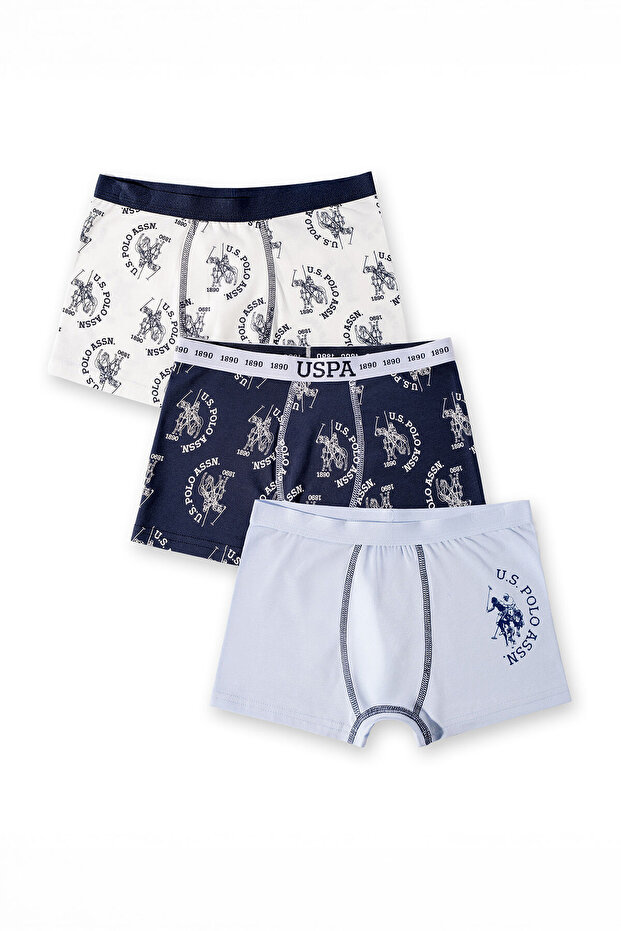 U.S. Polo Assn Boys' Navy Blue Underwear