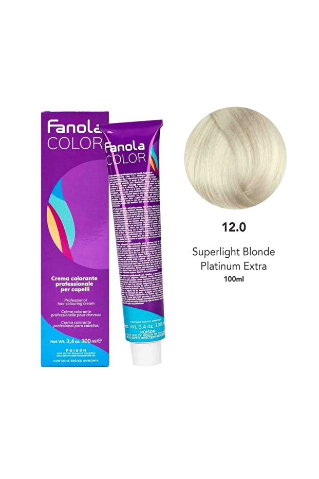 Hair Color 12.0 Superlight Blonde Platinum Extra 100ml