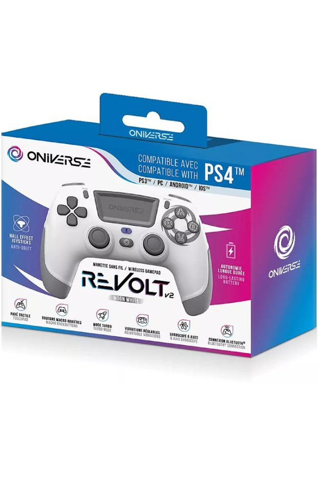 Wireless Controller Revolt V2 Moon White - Playstation 4