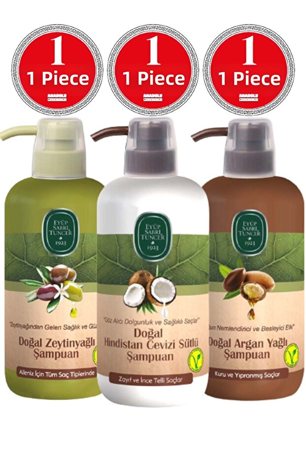 Natural Olive Oil Shampoo + Argan Oil + Coconut Milk 600 ml