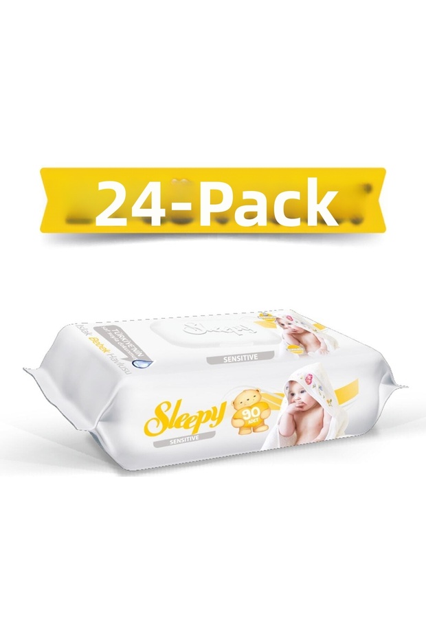 مناديل مبللة حساسة 24 عبوة 2160 منديل - 1