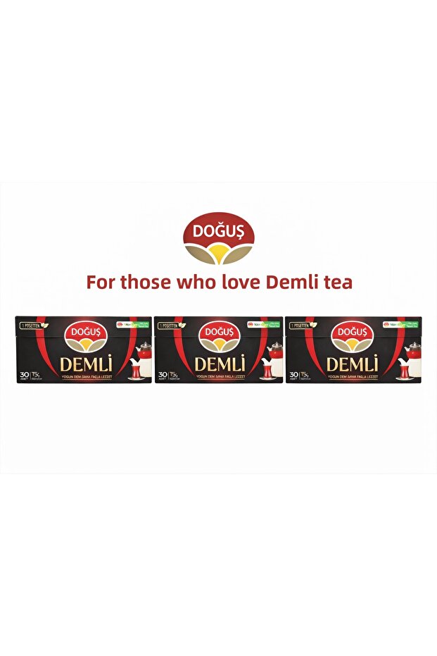 Demli̇ Demli̇k Süzen Tea Bags 30 Pieces (3 Pcs)