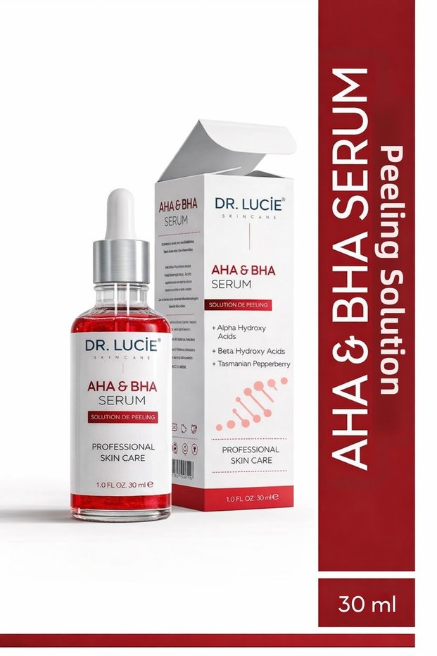 Aha & Bha Revitalizing, Skin Tone Equalizing and Pore Refining Red Peeling Serum 30 ml