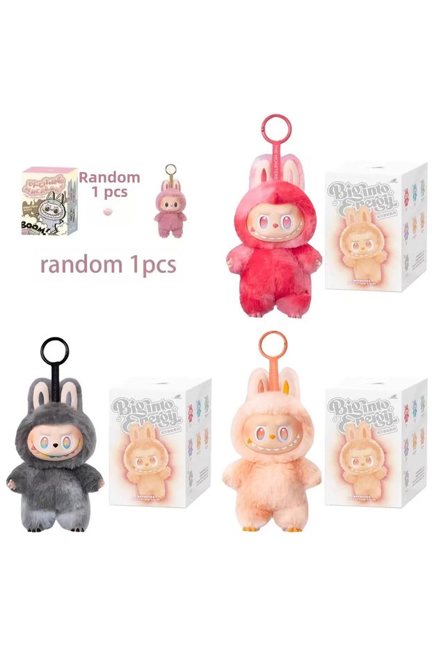 Labubu the Monsters "Big into Energy" Series – Vinyl & Plush Keychain Figure (1 Piece) Surprise Poşett