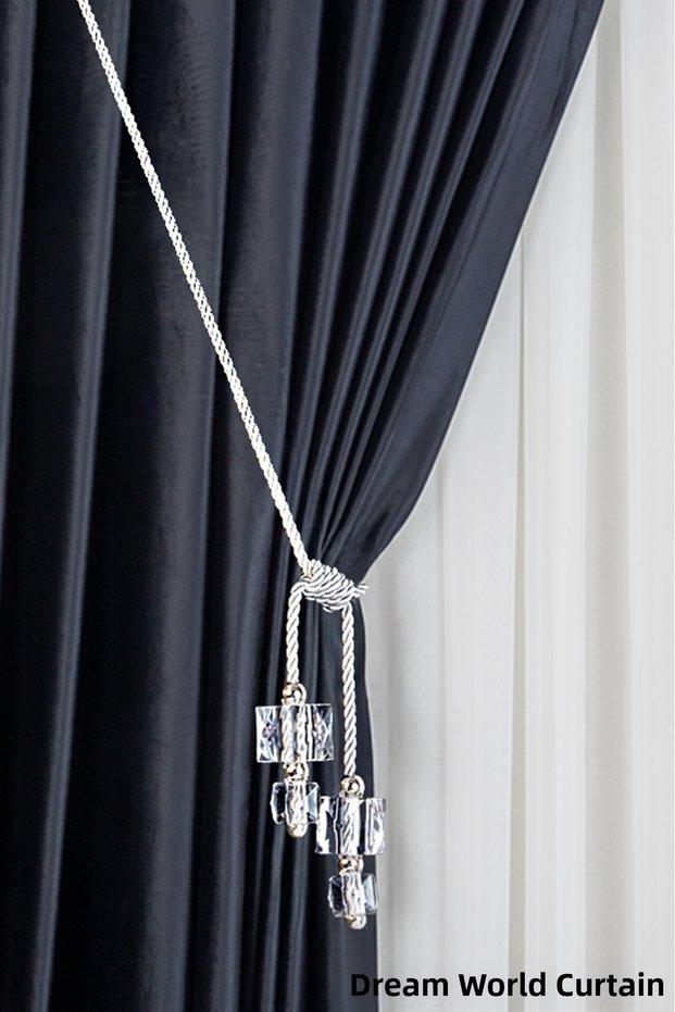 Ceiling Tieback with Cornice Attachment Custom Made Decorative Curtain Tieback Braçol Curtain Accessory