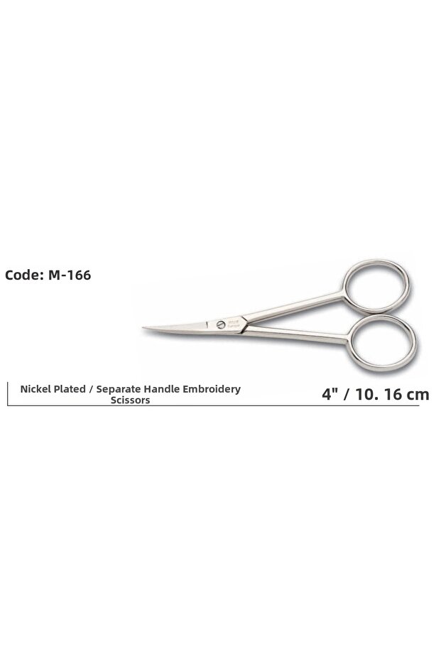 Rose Europe Split Handle Embroidery Scissors Super Quality No:4 10,16 cm Ilkelgrp-Mrs342