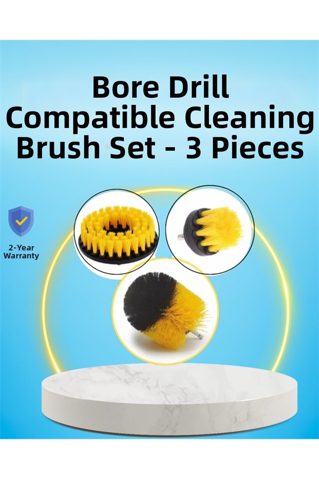 Powerful Nylon Bristle Cleaning Brush for Cleaning Oil, Dirt, and Rust -