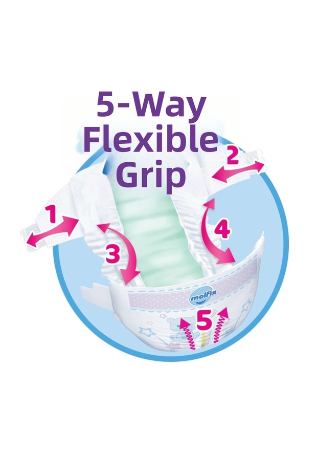 Baby Diaper Opportunity Package 4 Sizes 7-14 kg 62 Pieces