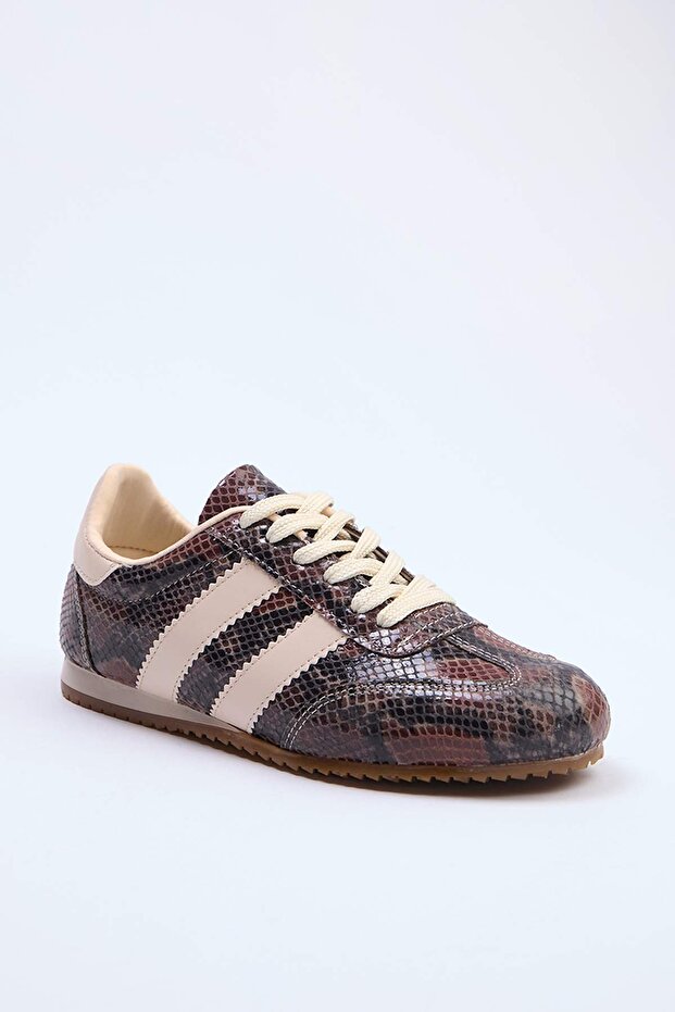 Kahverengi Kadın Sneaker TAKSS26SN00012