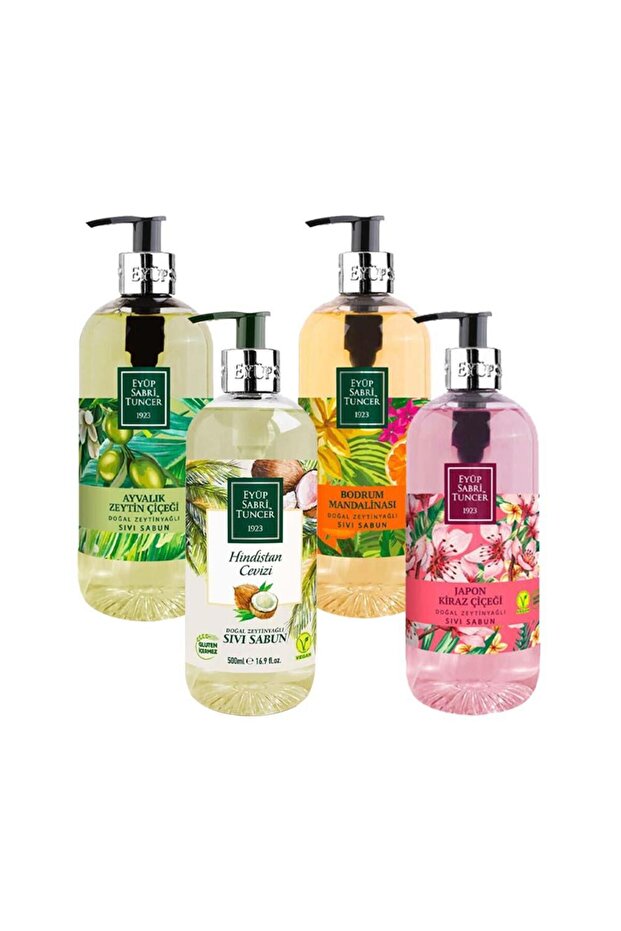 صابون سائل × 4 عبوات 500 مل
