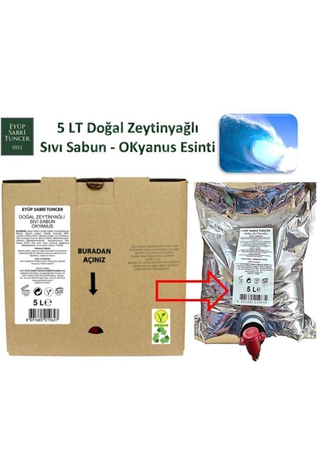 Ocean Natural Olive Oil Liquid Soap 5 Lt - Bag in Box