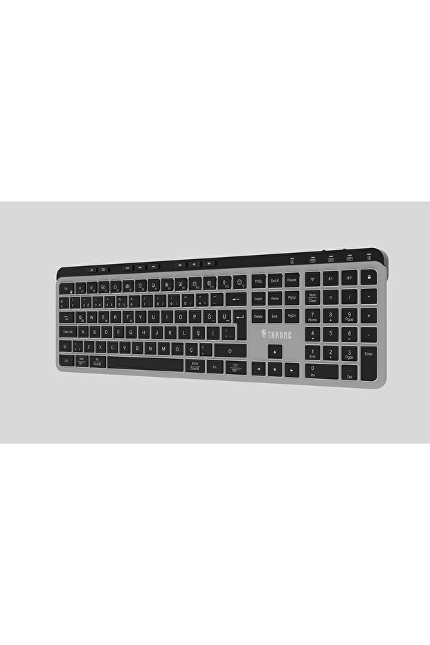 Elite K1 Pro Tuş Aydınlatmalı & Sessiz 118 Windows & MacOs Ofis Klavyesi (2.4ghz + Çift BT) - 4