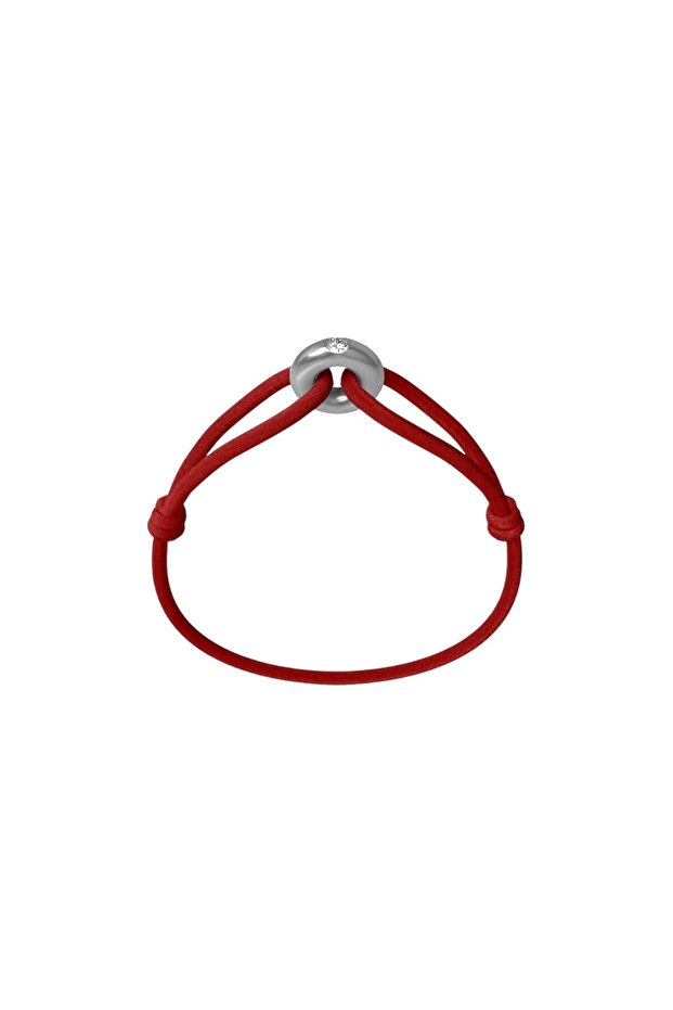 Silver Soho Diamond Cord Bracelet