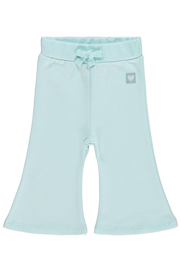 Civil Basic Heart Label Flared 6-18 Months Sweatpants - Green