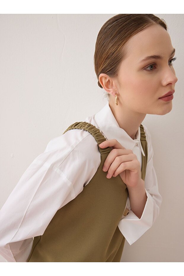 Rochie Hijab - Kaki - - 4