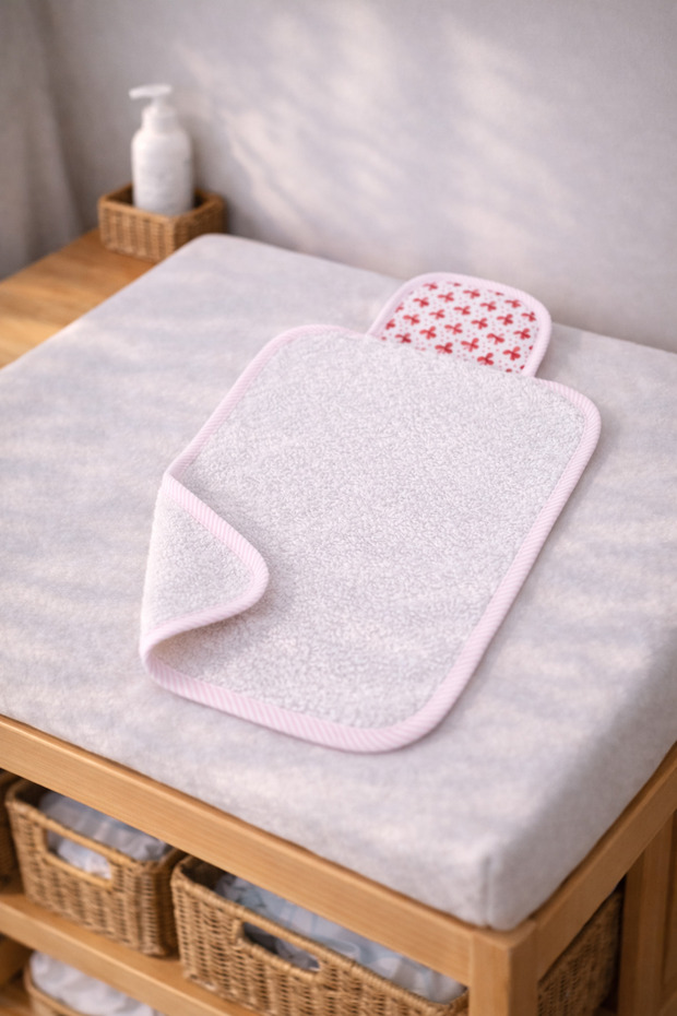 New Baby Bowknot 4-6 Years Old Breathable Diaper with Backrest 100% Cotton Nursery and Playtime Towel Backrest