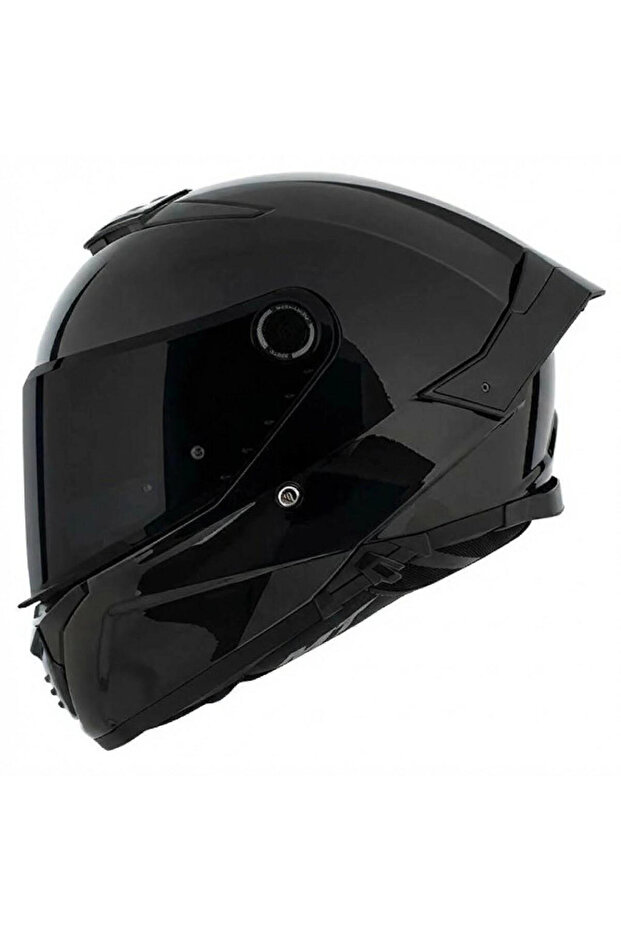 Helmets Thunder 4 Gloss Black Kask ŞEFFAF VİZÖRLÜ - 1