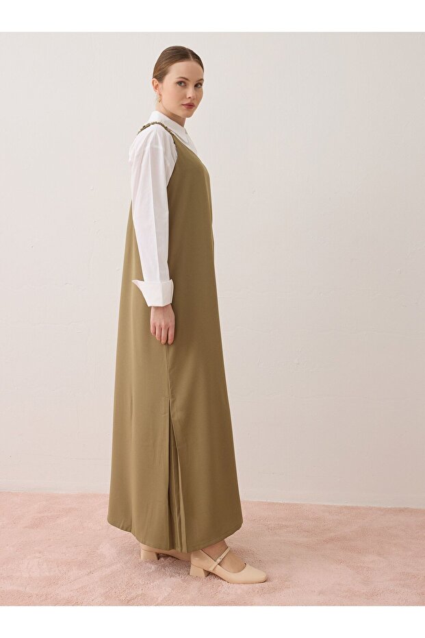 Rochie Hijab - Kaki - - 3