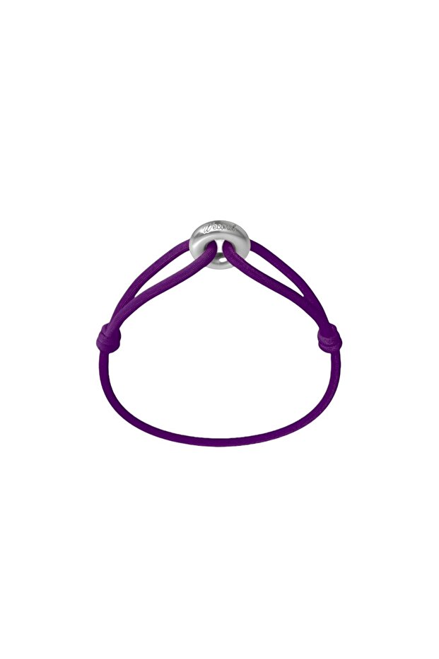 Silver Soho Cord Bracelet