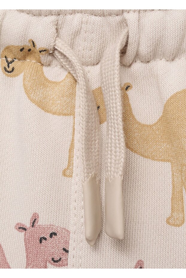 Deve desenli bermuda şort - 3