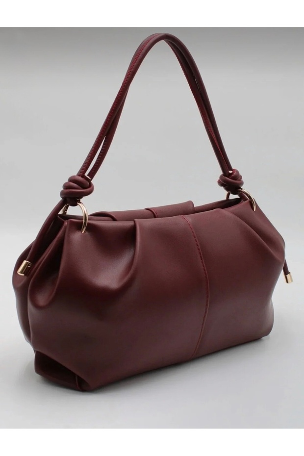 Suede Detailed Shopper Bag Women's Hand and Shoulder Bag